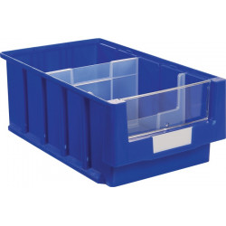 Regalkasten VKB L400xB230xH150mm blau LA KA PE Regalkasten VKB L400xB230xH150mm blau LA KA PE