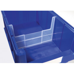 Trennw.f.Regalkasten B.230mm PP transparent,offen 1 BT 25 ST.LA KA PE Trennw.f.Regalkasten B.230mm PP transparent,offen 1 BT 25 ST.LA KA PE