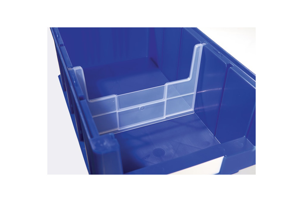 Trennw.f.Regalkasten B.230mm PP transparent,offen 1 BT 25 ST.LA KA PE Trennw.f.Regalkasten B.230mm PP transparent,offen 1 BT 25 ST.LA KA PE