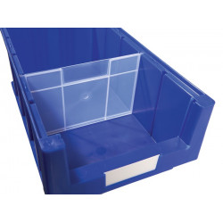 Trennw.f.Regalkasten B.230mm PP transparent,geschl.1 BT 25 ST.LA KA PE Trennw.f.Regalkasten B.230mm PP transparent,geschl.1 BT 25 ST.LA KA PE