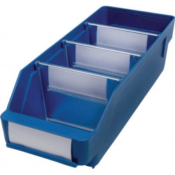 Regalkasten L300xB120xH95mm blau PP Regalkasten L300xB120xH95mm blau PP