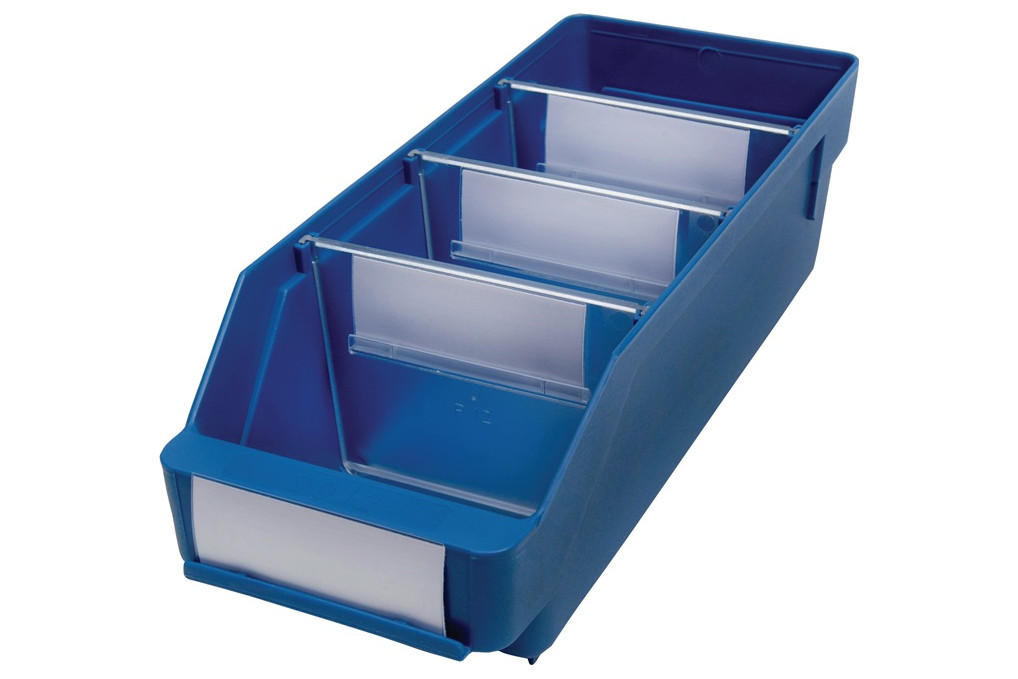 Regalkasten L300xB120xH95mm blau PP Regalkasten L300xB120xH95mm blau PP