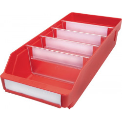 Regalkasten L400xB180xH95mm rot PP Regalkasten L400xB180xH95mm rot PP