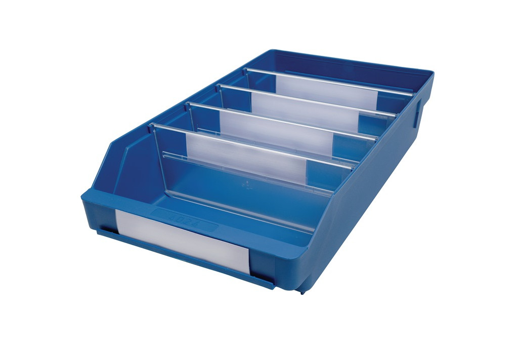 Regalkasten L400xB240xH95mm blau PP Regalkasten L400xB240xH95mm blau PP