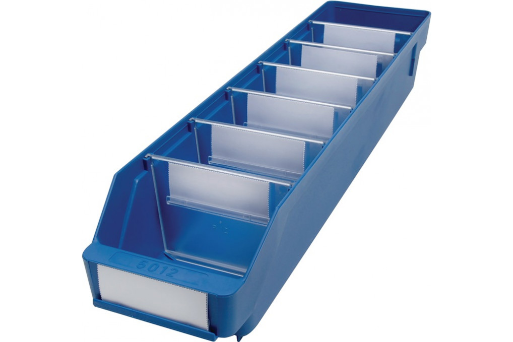 Regalkasten L500xB120xH95mm blau PP Regalkasten L500xB120xH95mm blau PP