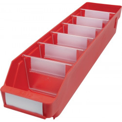 Regalkasten L500xB120xH95mm rot PP Regalkasten L500xB120xH95mm rot PP
