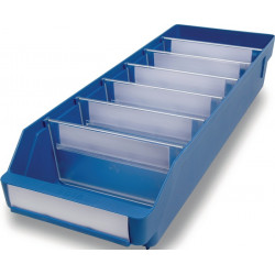 Regalkasten L500xB180xH95mm blau PP Regalkasten L500xB180xH95mm blau PP