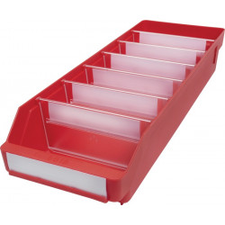 Regalkasten L500xB180xH95mm rot PP Regalkasten L500xB180xH95mm rot PP