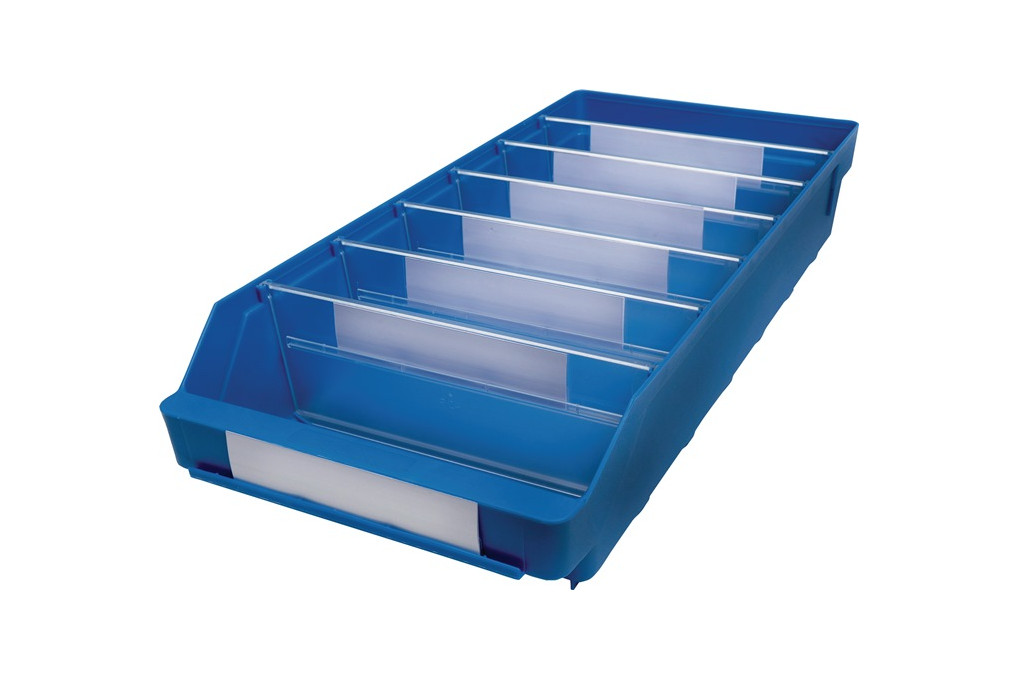 Regalkasten L500xB240xH95mm blau PP Regalkasten L500xB240xH95mm blau PP