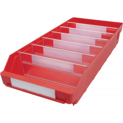 Regalkasten L500xB240xH95mm rot PP Regalkasten L500xB240xH95mm rot PP