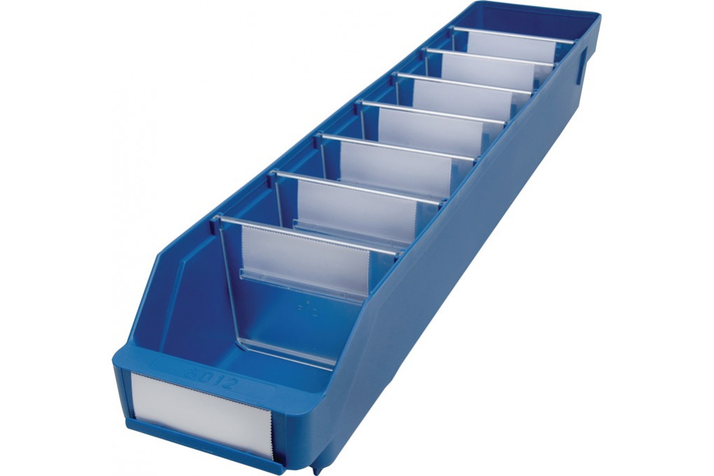 Regalkasten L600xB120xH95mm blau PP Regalkasten L600xB120xH95mm blau PP