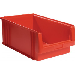 Sichtlagerkasten PLK L500xB315xH200mm PP rot LA KA PE Sichtlagerkasten PLK L500xB315xH200mm PP rot LA KA PE