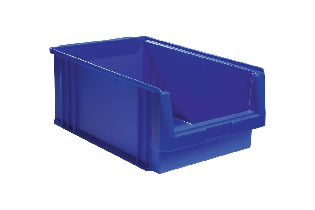 Sichtlagerkasten PLK L500xB315xH200mm PP blau LA KA PE Sichtlagerkasten PLK L500xB315xH200mm PP blau LA KA PE