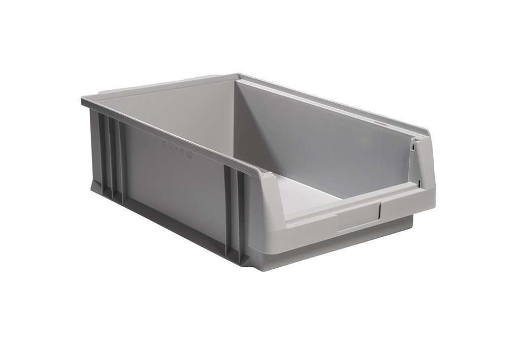 Sichtlagerkasten PLK L500xB315xH150mm PP grau LA KA PE Sichtlagerkasten PLK L500xB315xH150mm PP grau LA KA PE