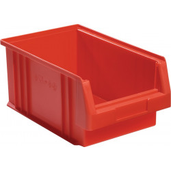 Sichtlagerkasten PLK L330xB213xH150mm PP rot LA KA PE Sichtlagerkasten PLK L330xB213xH150mm PP rot LA KA PE