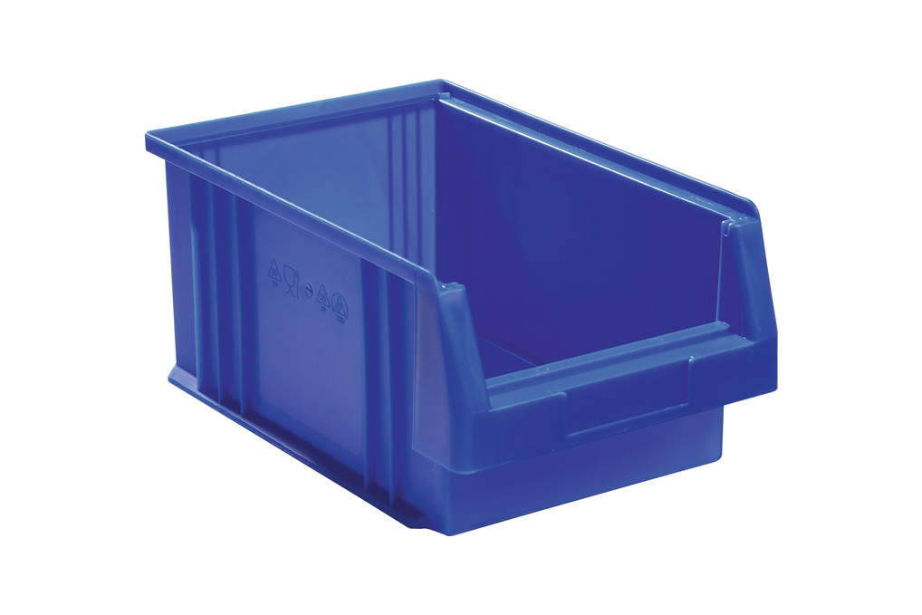 Sichtlagerkasten PLK L330xB213xH150mm PP blau LA KA PE