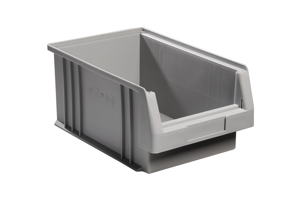 Sichtlagerkasten PLK L330xB213xH150mm PP grau LA KA PE Sichtlagerkasten PLK L330xB213xH150mm PP grau LA KA PE