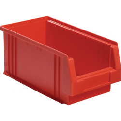 Sichtlagerkasten PLK L290xB150xH125mm PP rot LA KA PE Sichtlagerkasten PLK L290xB150xH125mm PP rot LA KA PE