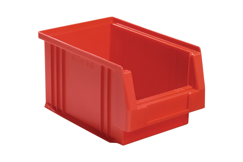 Sichtlagerkasten PLK L230xB150xH125mm PP rot LA KA PE Sichtlagerkasten PLK L230xB150xH125mm PP rot LA KA PE