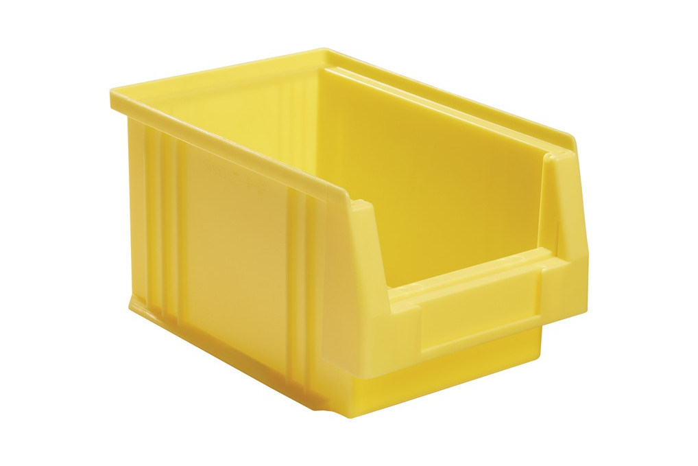 Sichtlagerkasten PLK L230xB150xH125mm PP gelb LA KA PE Sichtlagerkasten PLK L230xB150xH125mm PP gelb LA KA PE