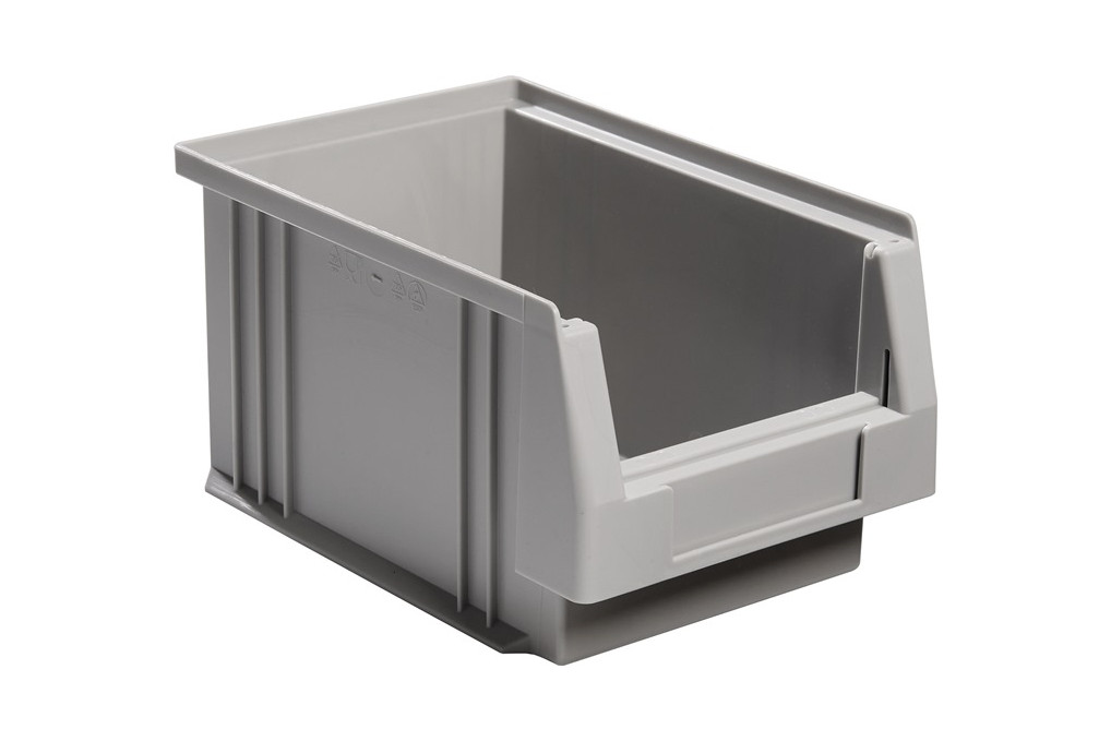 Sichtlagerkasten PLK L230xB150xH125mm PP grau LA KA PE Sichtlagerkasten PLK L230xB150xH125mm PP grau LA KA PE