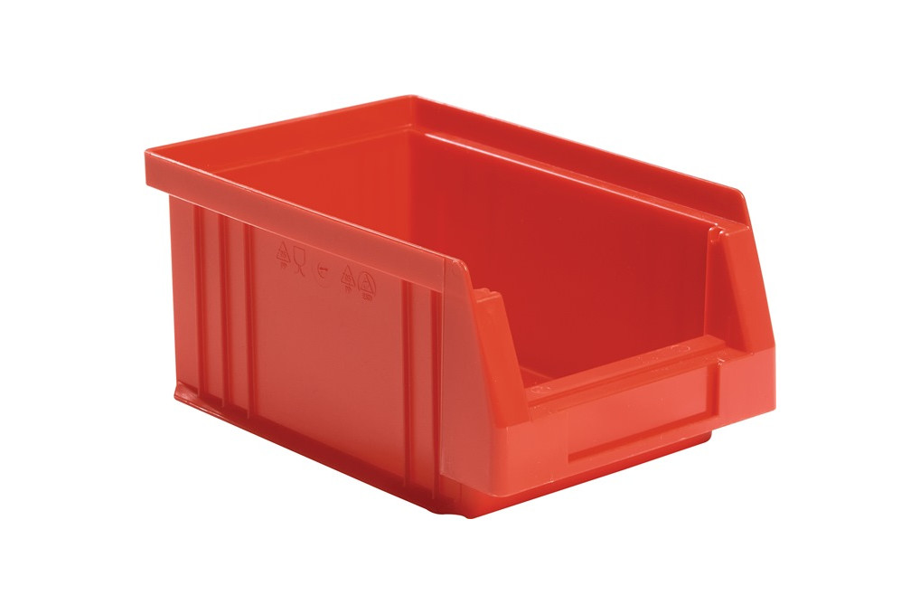 Sichtlagerkasten PLK L164xB105xH75mm PP rot LA KA PE