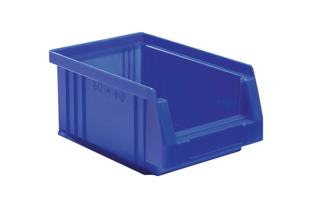 Sichtlagerkasten PLK L164xB105xH75mm PP blau LA KA PE