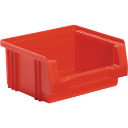 Sichtlagerkasten PLK L90xB102xH50mm PP rot LA KA PE Sichtlagerkasten PLK L90xB102xH50mm PP rot LA KA PE
