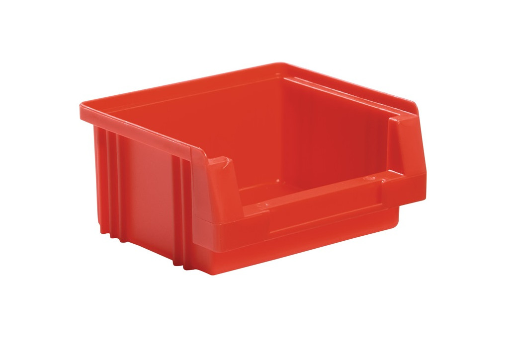 Sichtlagerkasten PLK L90xB102xH50mm PP rot LA KA PE Sichtlagerkasten PLK L90xB102xH50mm PP rot LA KA PE