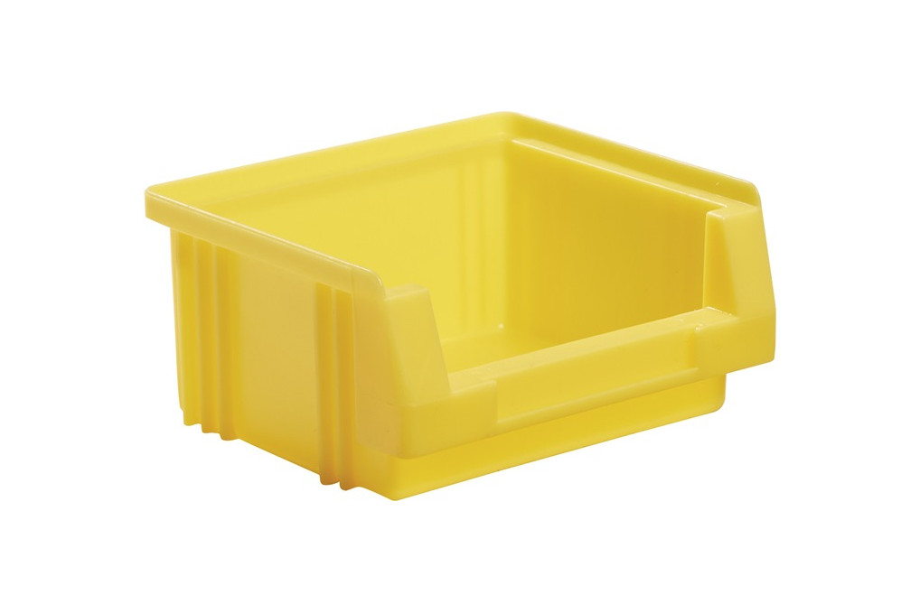 Sichtlagerkasten PLK L90xB102xH50mm PP gelb LA KA PE