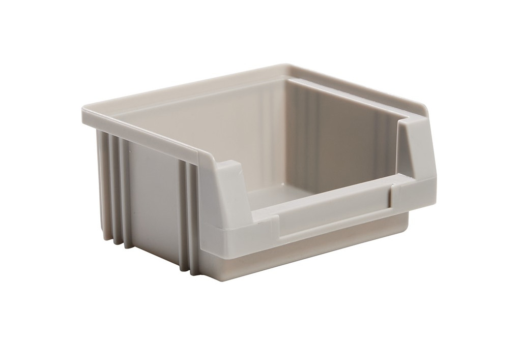 Sichtlagerkasten PLK L90xB102xH50mm PP grau LA KA PE