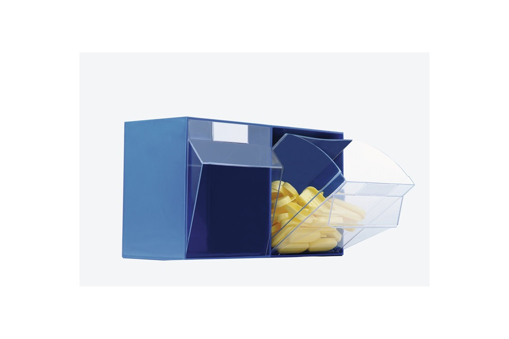 Klarsichtmagazin H77xB600xT63mm 9 x A Ku.blau LOCKWEILER Klarsichtmagazin H77xB600xT63mm 9 x A Ku.blau LOCKWEILER
