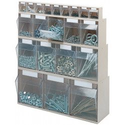 Klarsichtmagazin H207xB600xT172mm 4 x D Ku.blau LOCKWEILER Klarsichtmagazin H207xB600xT172mm 4 x D Ku.blau LOCKWEILER