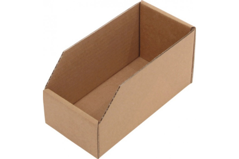 Regalkasten L200xB100xH100mm braun 1 wellige Pappe Regalkasten L200xB100xH100mm braun 1 wellige Pappe