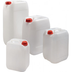 Industriekanister 5l PE UN Zulassung H252xB145xT195mm Industriekanister 5l PE UN Zulassung H252xB145xT195mm