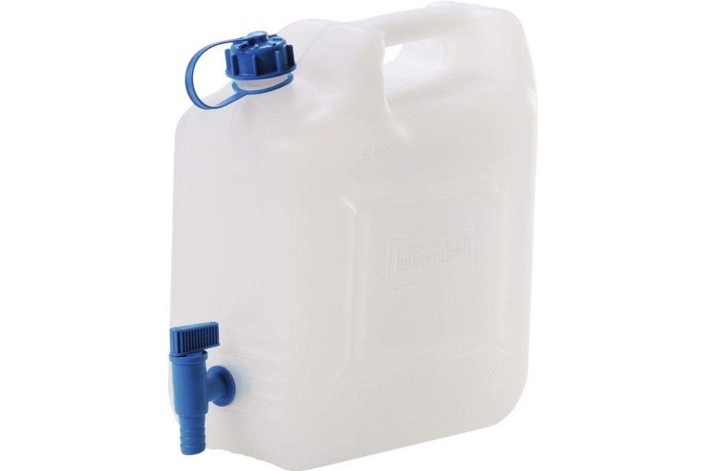 Wasserkanister 12l HD PE H332xB334xT160mm HÜNERSDORFF