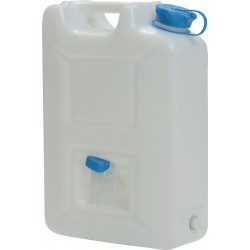 Wasserkanister 22l HD PE stapelbar,m.Auslaufhahn H495xB350xT165mm HÜNERSDORFF Wasserkanister 22l HD PE stapelbar,m.Auslaufhahn H495xB350xT165mm HÜNERSDORFF