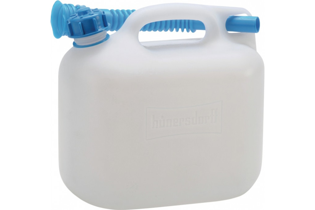 Wasserkanister 6l HD PE m.Auslaufrohr H247xB265xT147mm HÜNERSDORFF