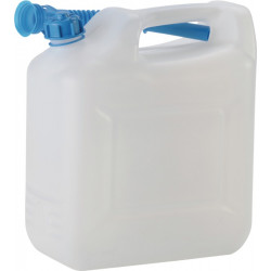 Wasserkanister 12l HD PE m.Auslaufrohr H331xB290xT160mm HÜNERSDORFF Wasserkanister 12l HD PE m.Auslaufrohr H331xB290xT160mm HÜNERSDORFF