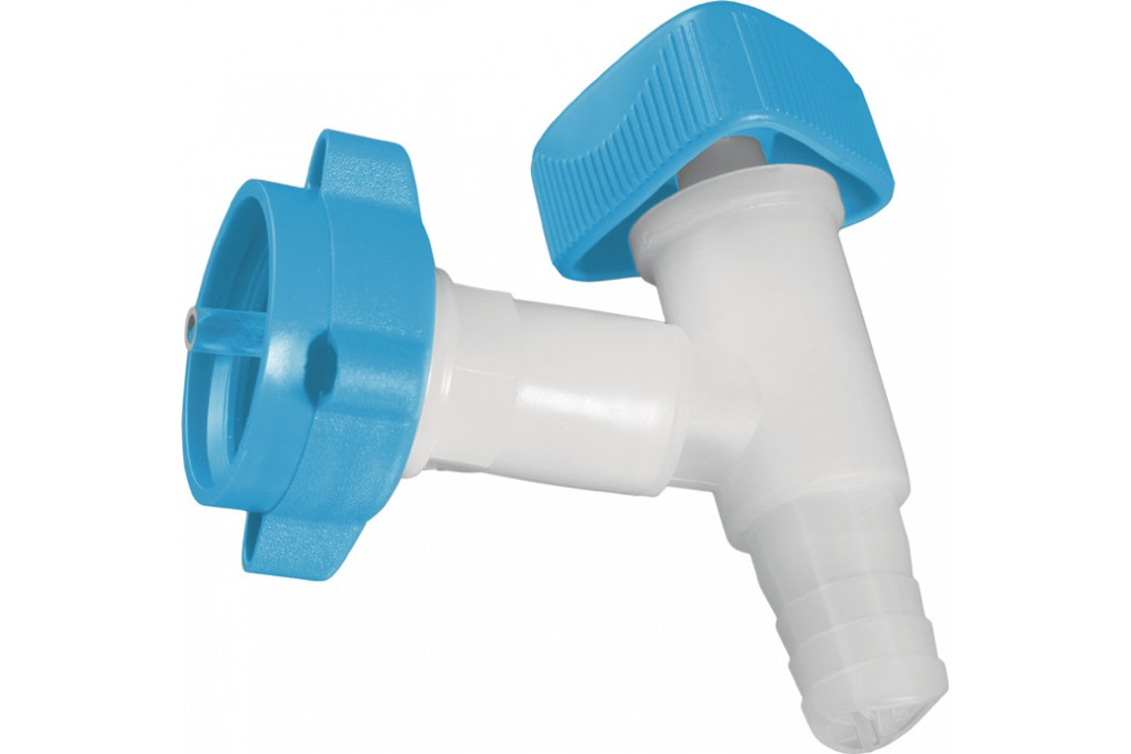 Auslaufhahn HD PE 19mm Verschraubung S 38 lebensmittelbeständig HÜNERSDORFF Auslaufhahn HD PE 19mm Verschraubung S 38 lebensmittelbeständig HÜNERSDORFF