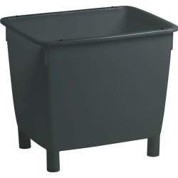 Leichtbaubehälter L790xB605xH680mm PE (HDPe) basaltgrau CRAEMER Leichtbaubehälter L790xB605xH680mm PE (HDPe) basaltgrau CRAEMER