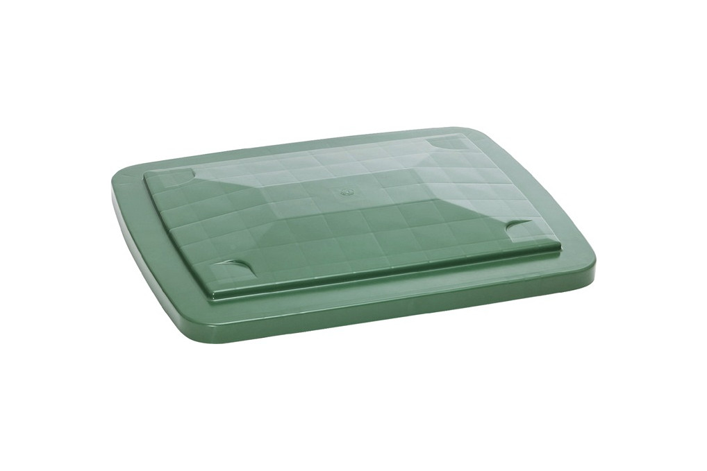 Deckel L790xB605mm grün HD Polyethylen f.Transportbehälter 210l CRAEMER