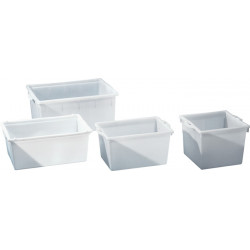 Kunststoffbehälter eck.80l PE natur L770xB500xH310mm konische Form GRAF Kunststoffbehälter eck.80l PE natur L770xB500xH310mm konische Form GRAF