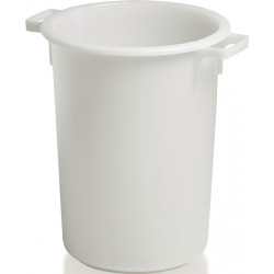 Kunststoffbehälter rd.50l HD PE weiß D420xH540mm m.Außengriff CRAEMER Kunststoffbehälter rd.50l HD PE weiß D420xH540mm m.Außengriff CRAEMER
