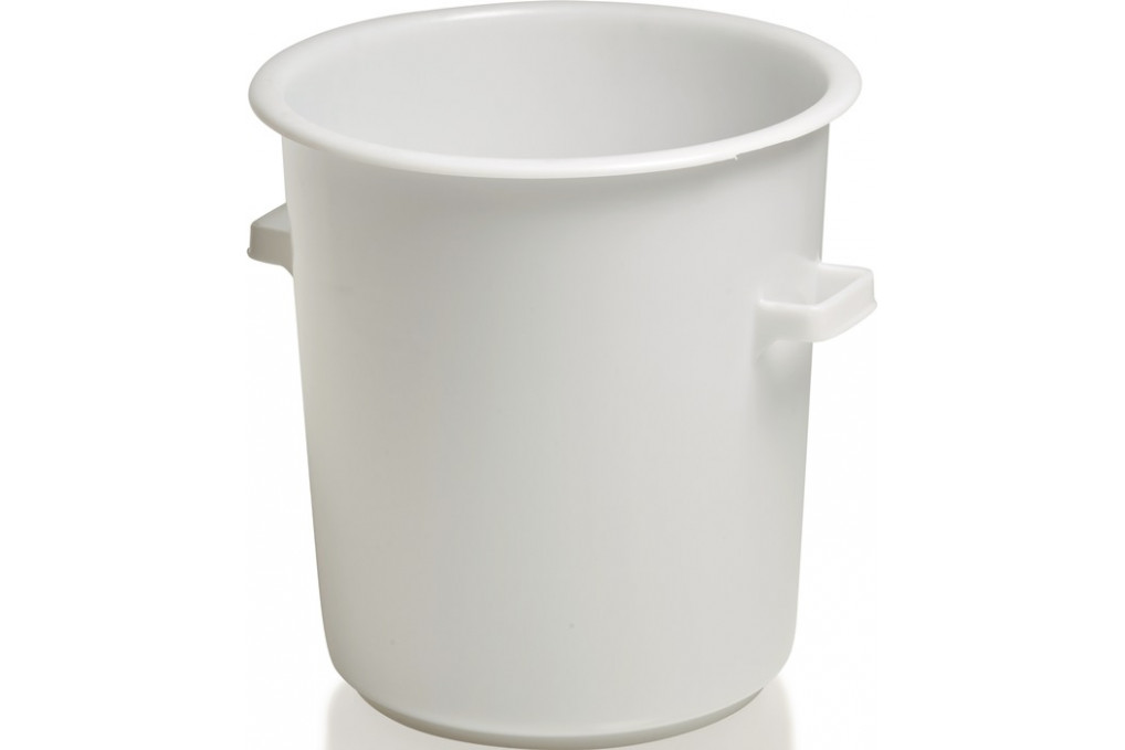 Kunststoffbehälter rd.75l HD PE weiß D515xH530mm m.Außengriff CRAEMER Kunststoffbehälter rd.75l HD PE weiß D515xH530mm m.Außengriff CRAEMER