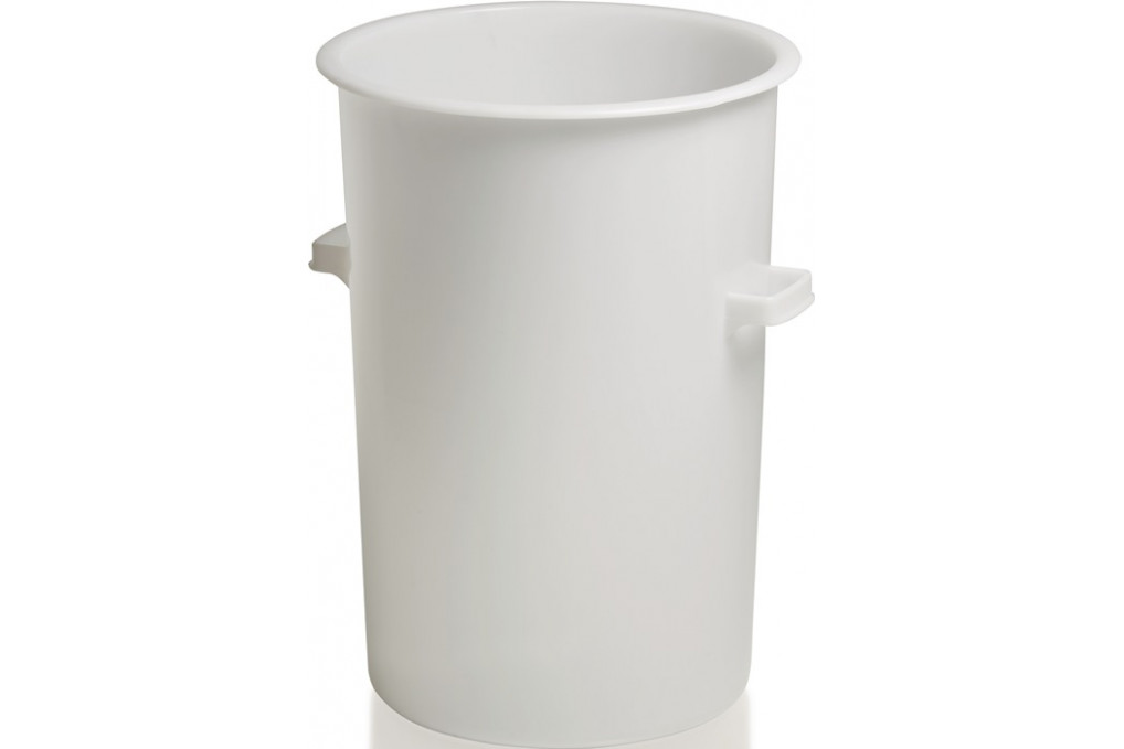 Kunststoffbehälter rd.110l HD PE weiß D515xH733mm m.Außengriff CRAEMER Kunststoffbehälter rd.110l HD PE weiß D515xH733mm m.Außengriff CRAEMER