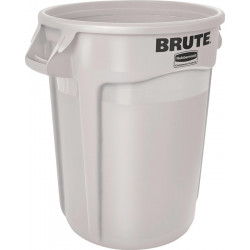 Mehrzwecktonne weiß 121l PE Außen Ø560xH692mm RUBBERMAID Mehrzwecktonne weiß 121l PE Außen Ø560xH692mm RUBBERMAID