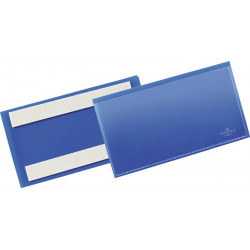 Etikettentasche B150xH67mm blau selbstkl.50St. Pack DURABLE Etikettentasche B150xH67mm blau selbstkl.50St. Pack DURABLE