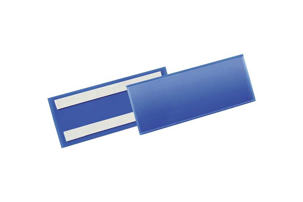 Etikettentasche B210xH74mm blau selbstkl.50St. Pack DURABLE Etikettentasche B210xH74mm blau selbstkl.50St. Pack DURABLE