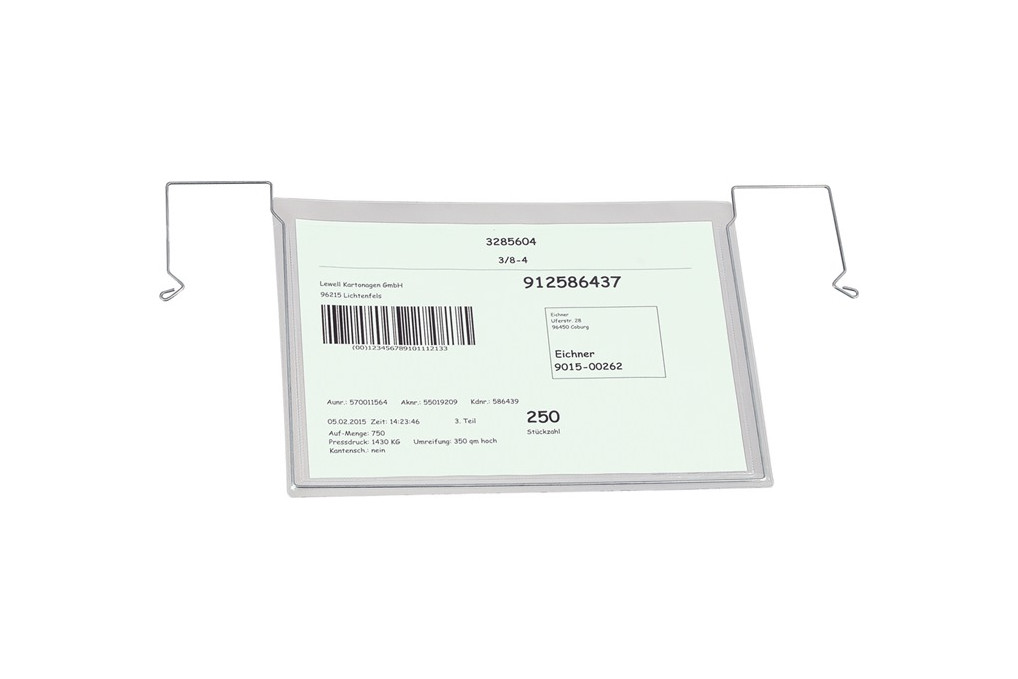 Dokumententasche B330xH245mm DIN A4 quer m.flex.Drahtbügel EICHNER Dokumententasche B330xH245mm DIN A4 quer m.flex.Drahtbügel EICHNER